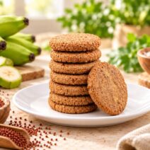 Ragi and Raw Banana Cookies
